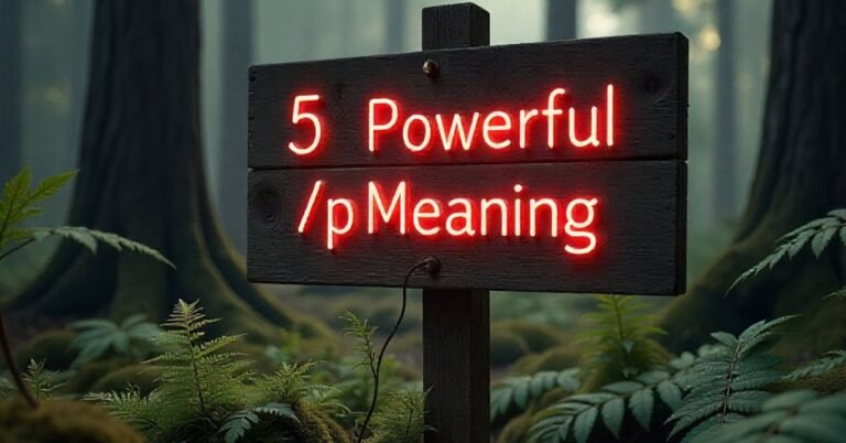 5 Powerful /p Meaning